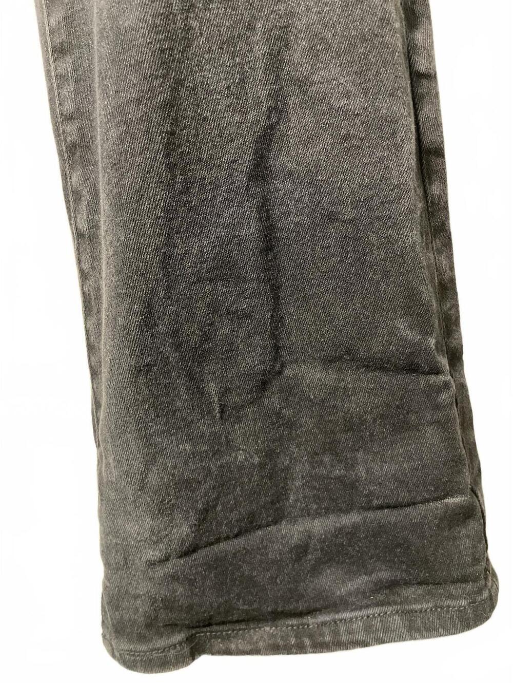 Zara Flared Denim Jeans Women's Size 4 Black Grunge Boho - Picture 4 of 7
